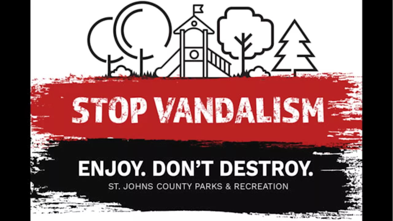 St. Johns County launches campaign to stop vandalism at parks