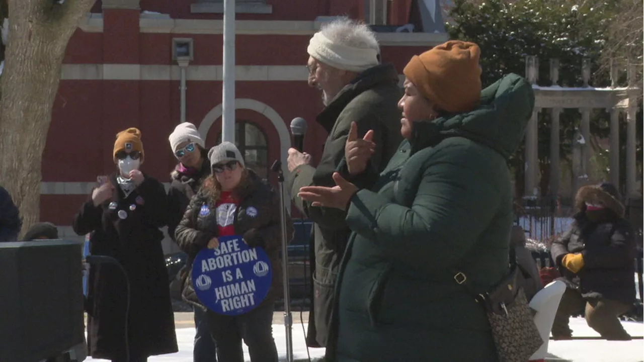 Rochester protesters rally against potential mifepristone ban; Supreme Court to hear case