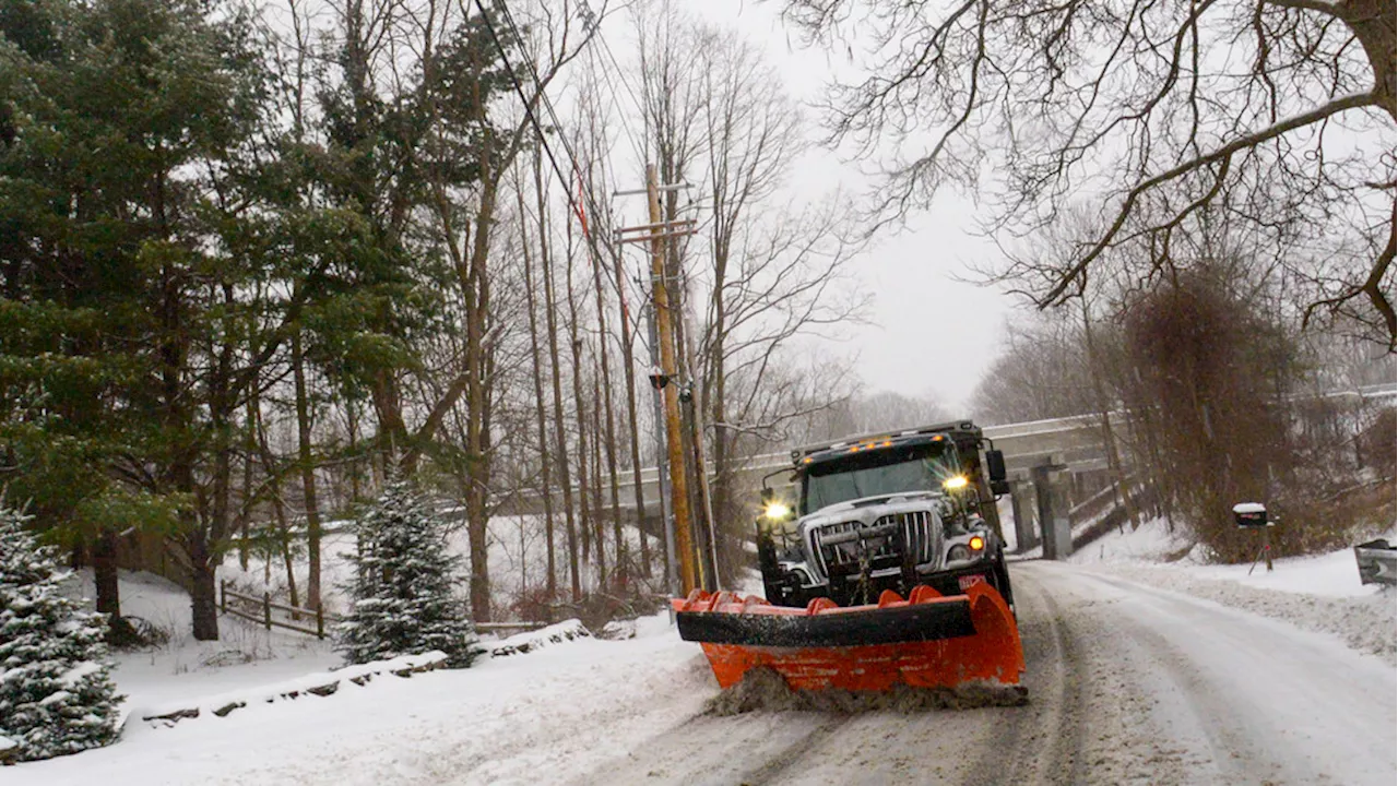 Springtime Snowstorm Hits New England