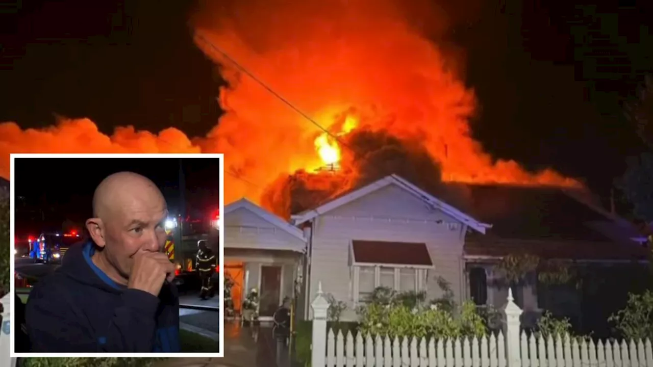 Family lose everything as fire engulfs their Oakleigh home, in Melbourne’s southeast