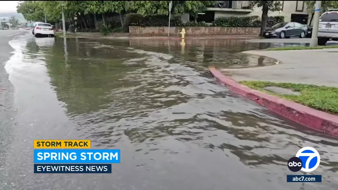 SoCal's first storm of spring arrives, bringing rain and snow