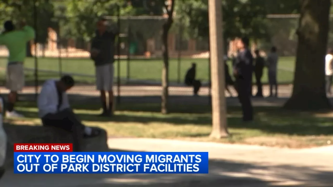 5 emergency Chicago migrant shelters at parks to be restored for community, Mayor Johnson says