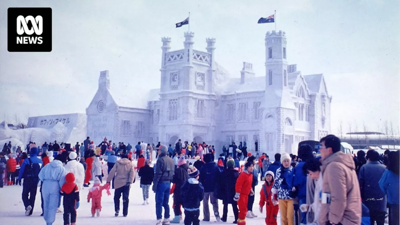 15m-high snow sculpture helped build 'powerful' relationship between Tasmania and Japan