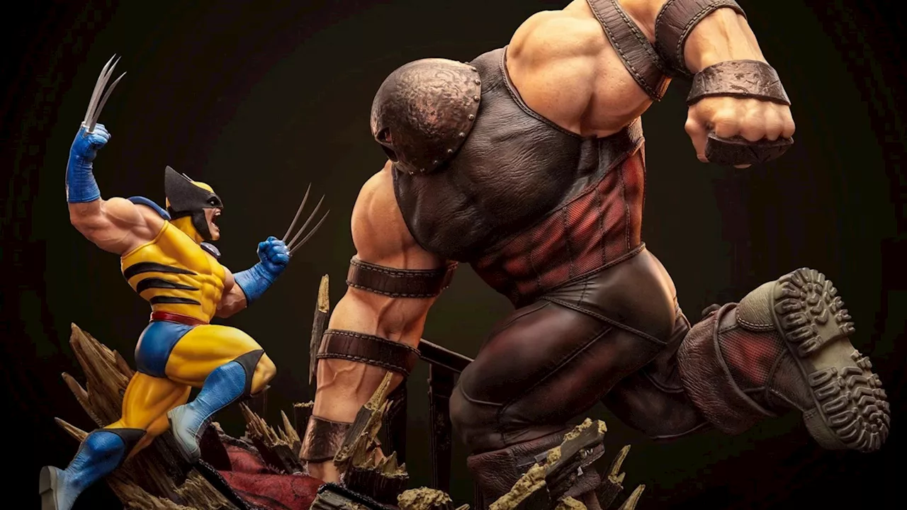 It is Wolverine vs. Juggernaut with Iron Studios New X-Men Exclusive 