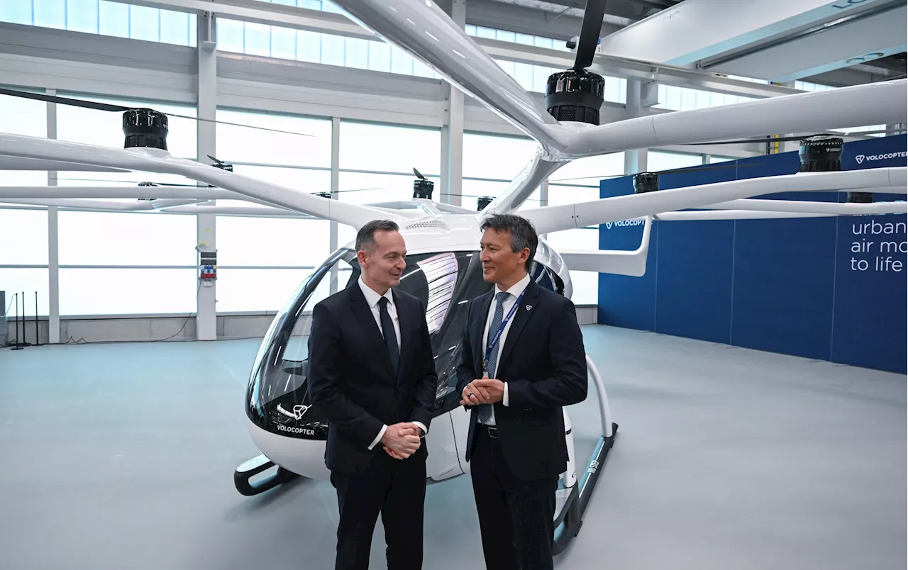 Bundesverkehrsminister Wissing will Volocopter finanziell unter die Arme greifen