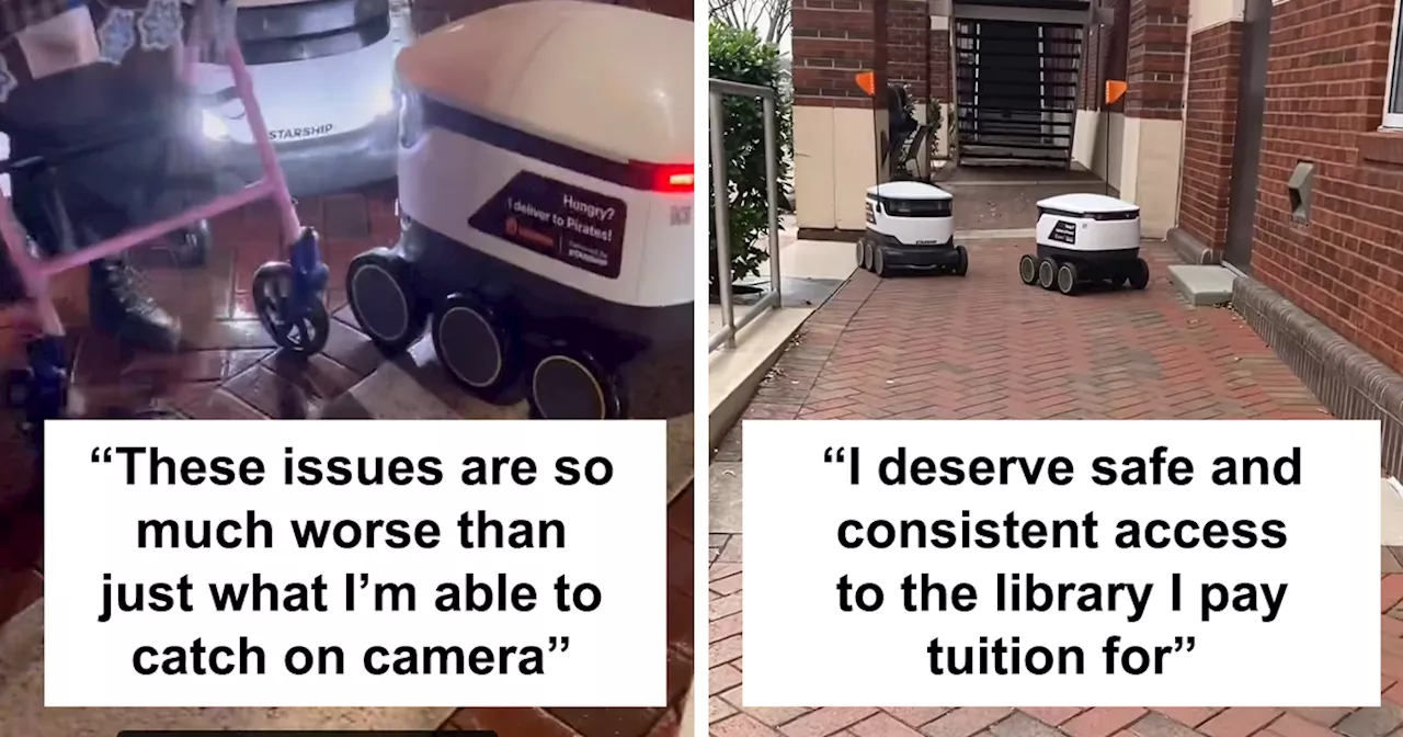 Students Fight Back After College Campus Is “Taken Over” By Delivery Robots