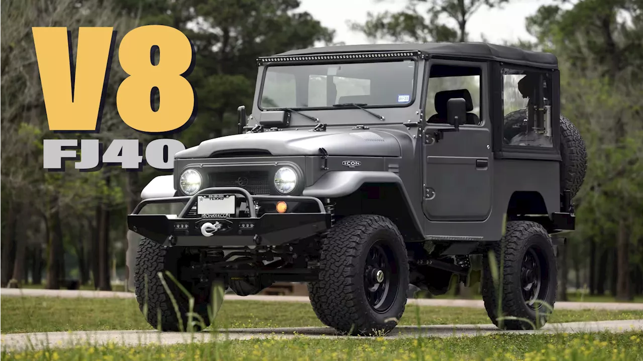 Badass V8-Powered Toyota FJ40 Restomod Is The Stuff Of Dreams