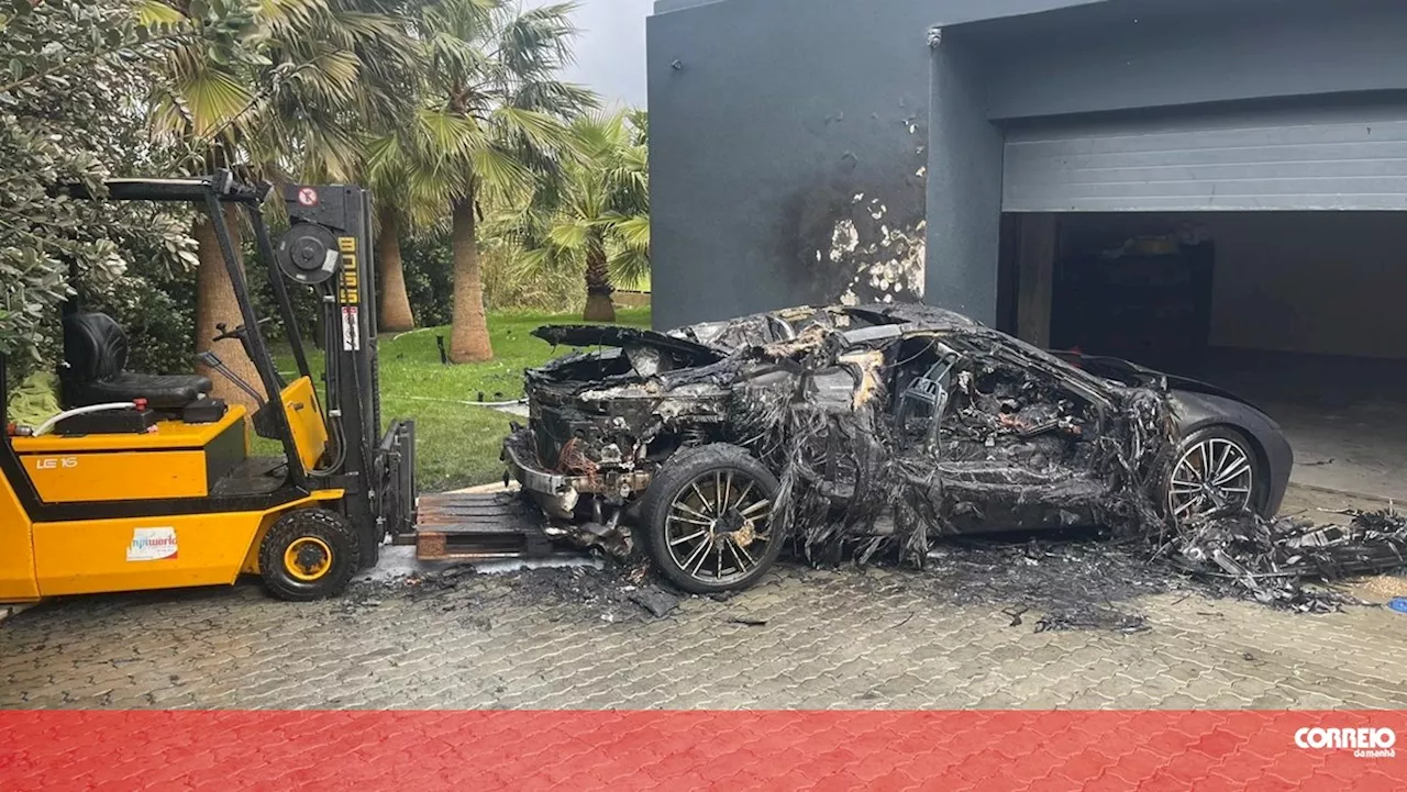 ‘Bomba’ de 140 mil euros pega fogo quando carregava baterias