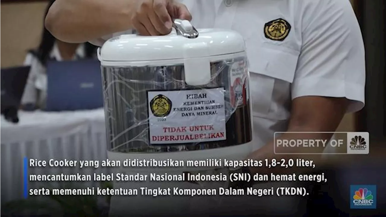 DPR Minta Program Bagi-Bagi Gratis Rice Cooker Dilanjutkan