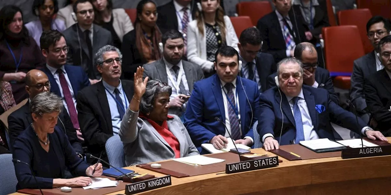 US Abstains as UN Security Council Demands 'Immediate Cease-Fire' in Gaza