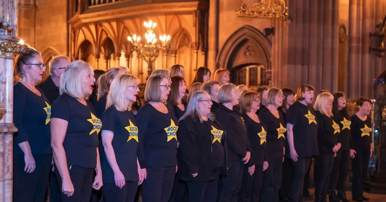 Rock choir's powerhouse performance in Blantyre will raise money for charity