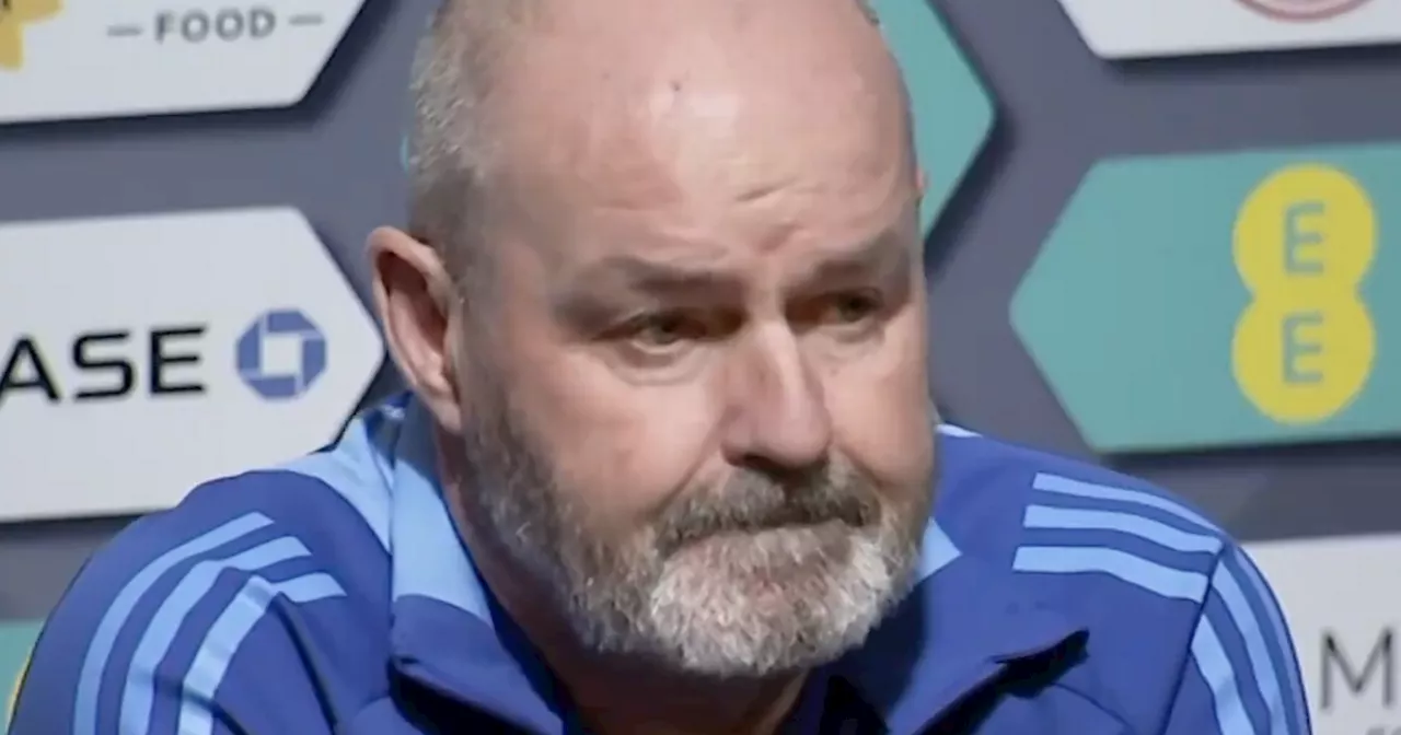 Steve Clarke reveals Scotland players had to pick him up after Dutch drubbing