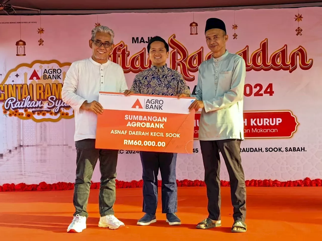 Agrobank kongsi RM60,000 kepada 300 asnaf di Sook