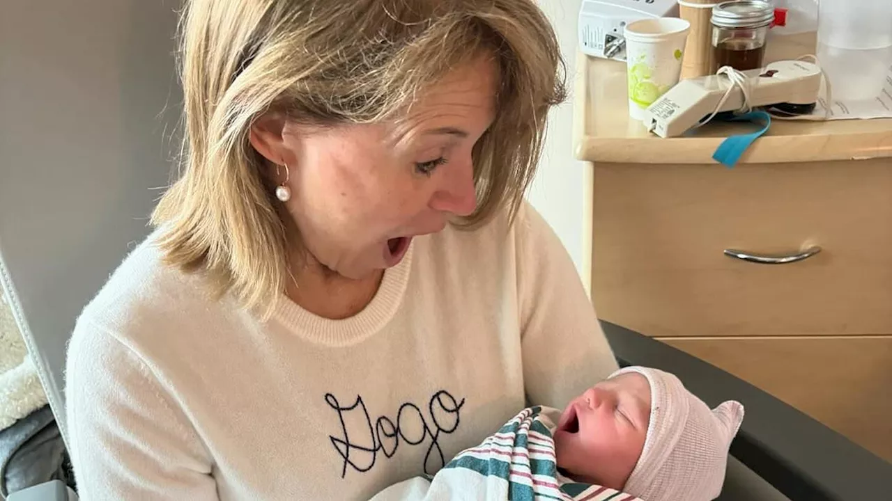 Katie Couric is a grandmother! The presenter, 67, is overjoyed after daughter Ellie gives birth to...