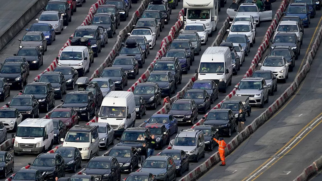 Easter travel chaos: Drivers warned to expect traffic gridlock this weekend with 18.5million drivers...