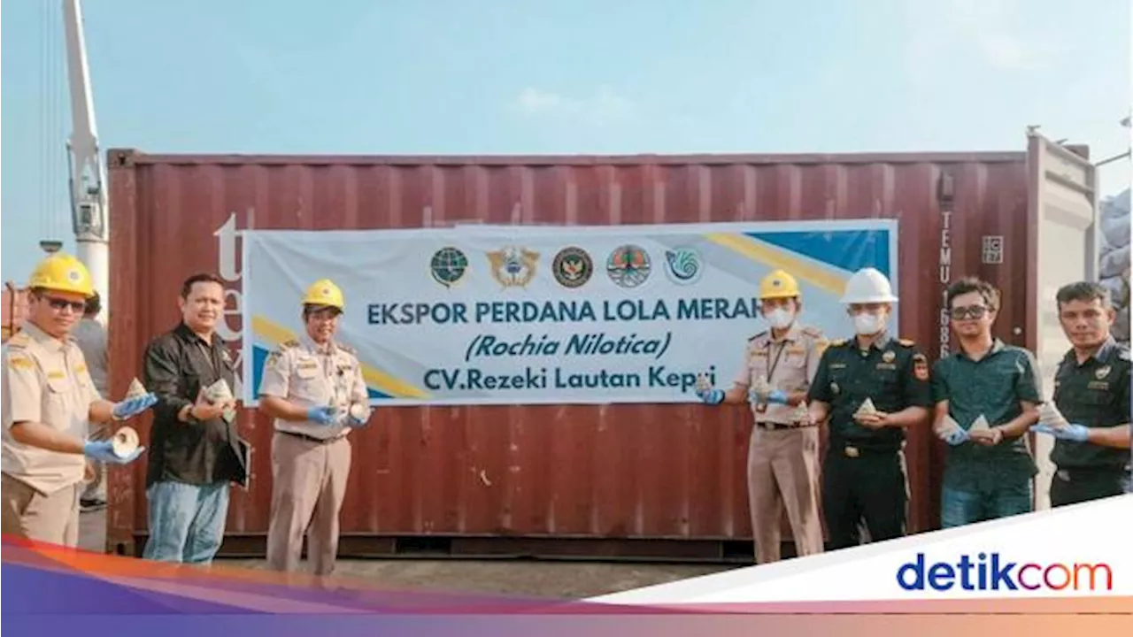 Bea Cukai Tanjungpinang Kawal UMKM Ekspor 13 Ton Cangkang Keong ke Vietnam