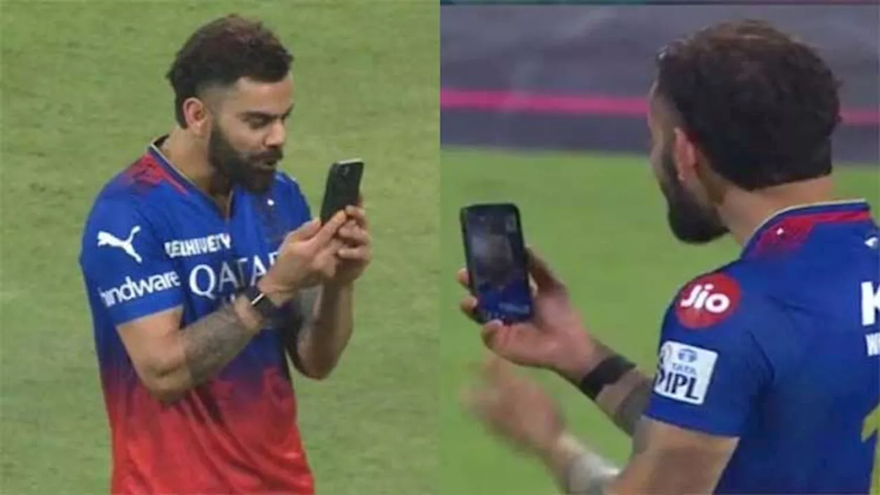 Virat Kohli video calls Anushka Sharma, kids from cricket ground