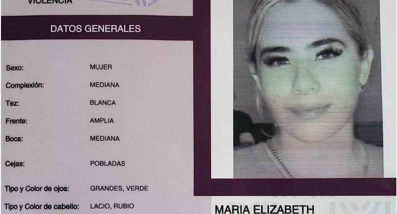 Localizan a María Elizabeth López Soto, joven desaparecida el 18 de marzo en la Narvarte