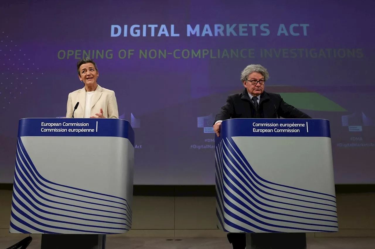 Bruselas investiga a Apple, Alphabet, Amazon y Meta por incumplir las nuevas normas digitales antimonopolio de la UE