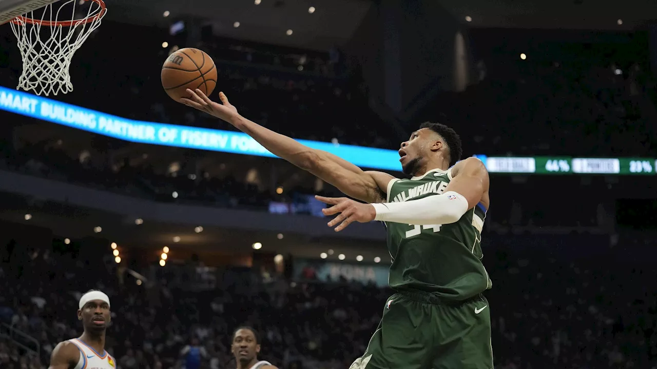  Les Milwaukee Bucks séduisent contre le Oklahoma City Thunder, les Los Angeles Lakers flambent