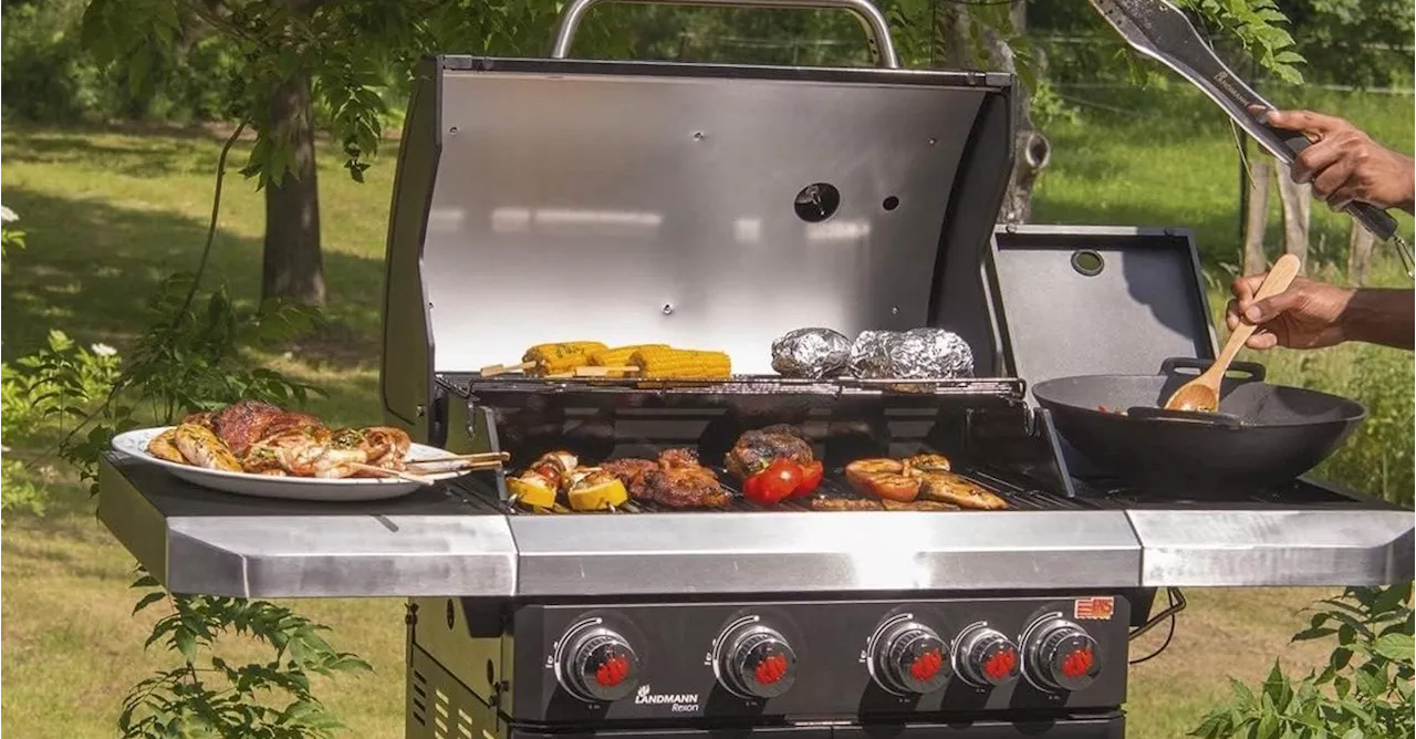 Aldi verkauft bald einen Premium-Gasgrill von Landmann mit 5 Brennern zum Sparpreis