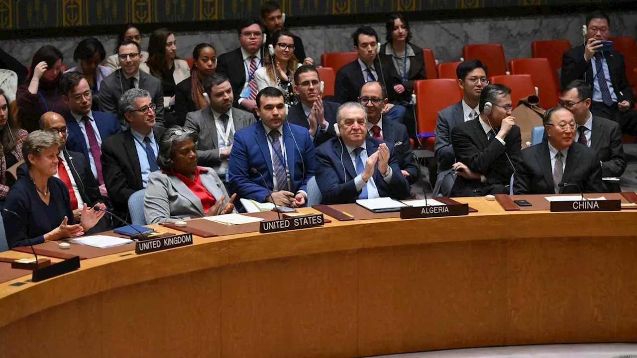 UN Security Council Passes Call For Gaza Cease-Fire After U.S. Abstains