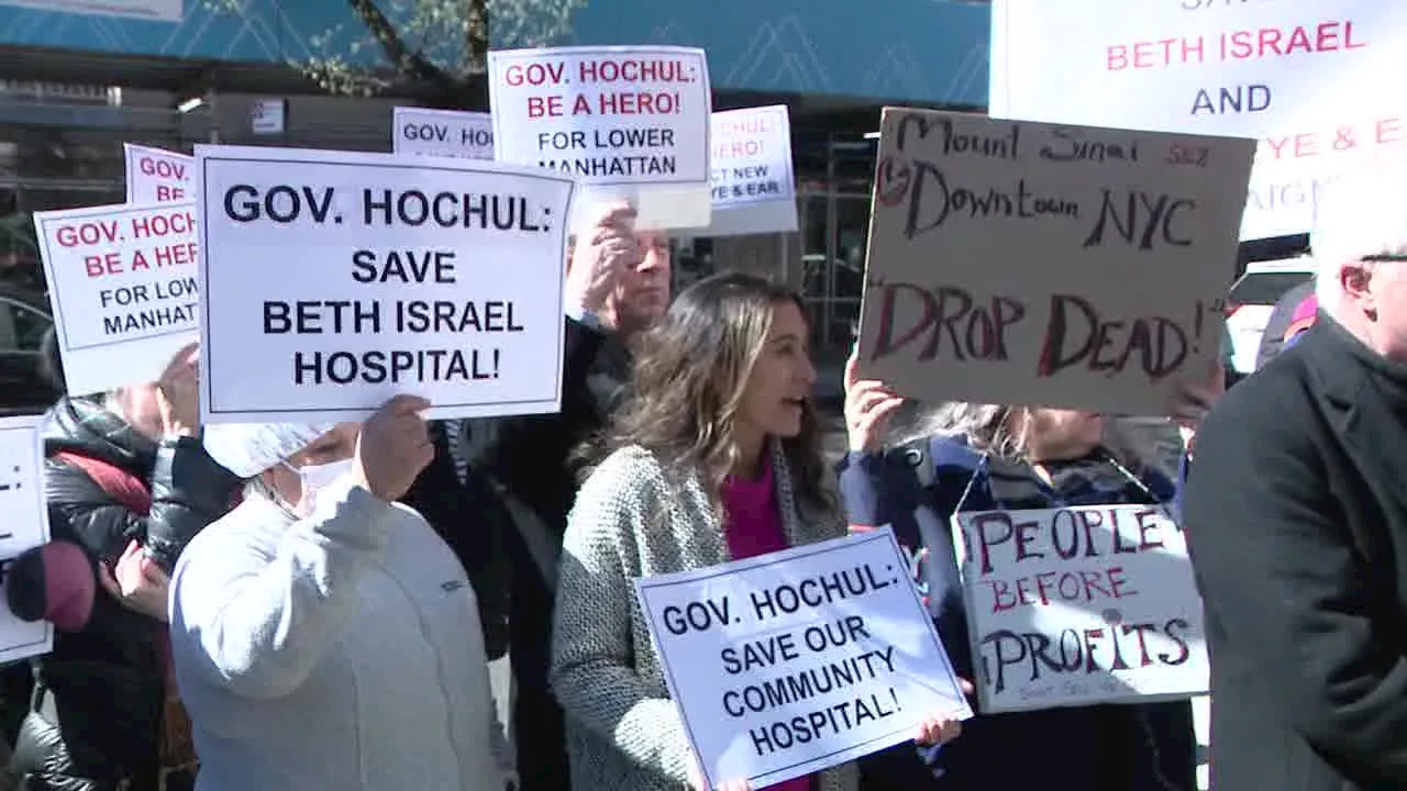 Rally to save Mount Sinai Beth Israel hospital from NYC closure