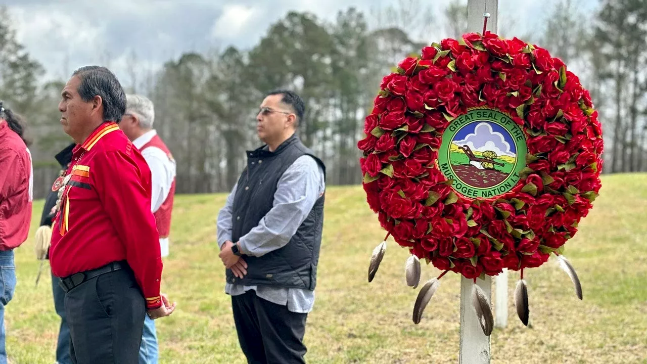 Alabama memorial marks 210th anniversary of bloodiest battle for Native Americans