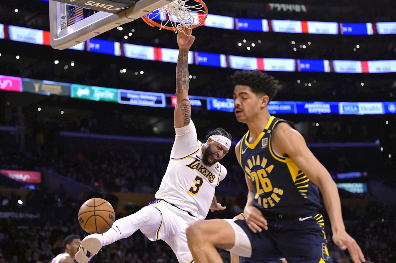 NBA: Lakers score season-best 150 points in win over Pacers