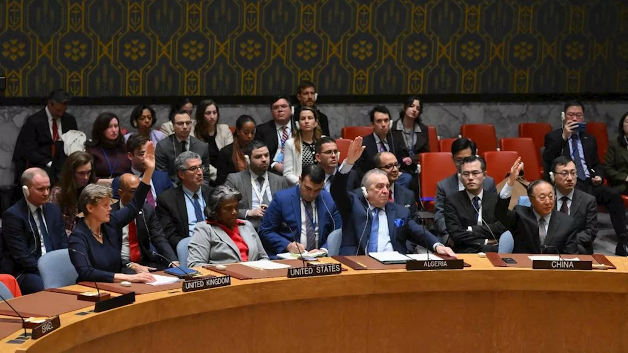 UN Security Council Calls for Ceasefire in Gaza for the First Time