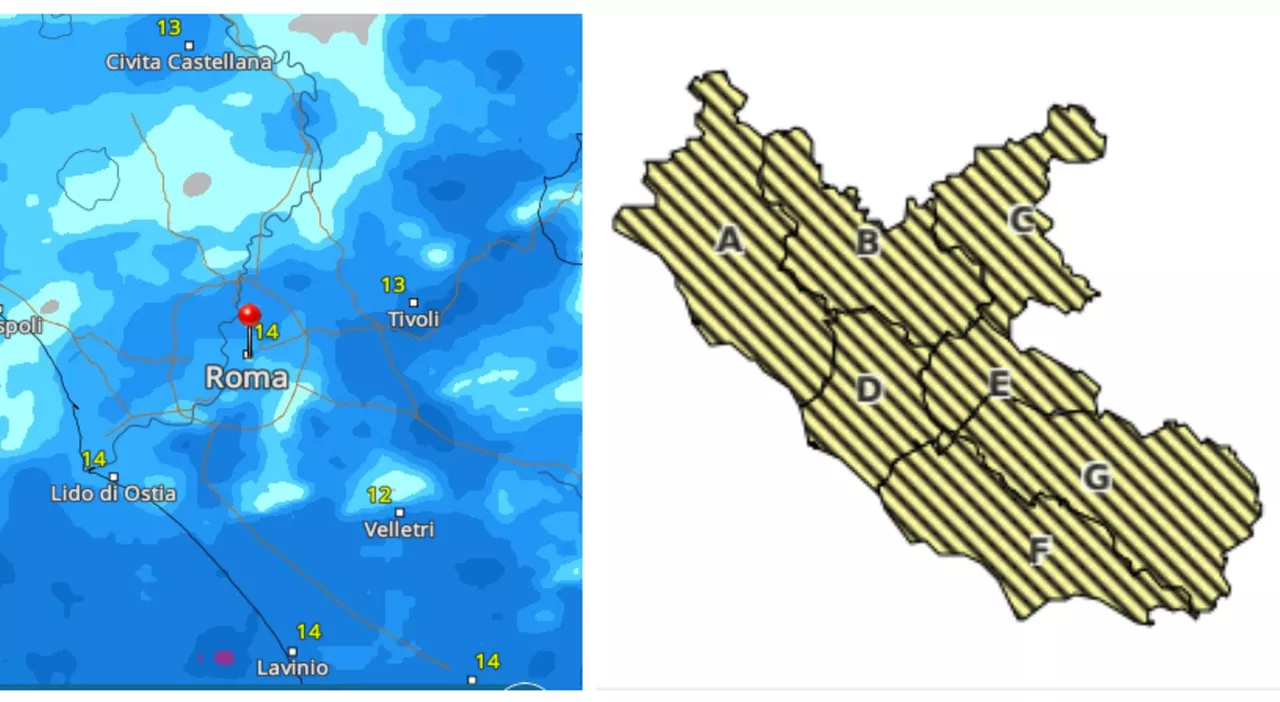 Maltempo Roma, è allerta per temporali: dove e quando, le previsioni meteo per i prossimi giorni