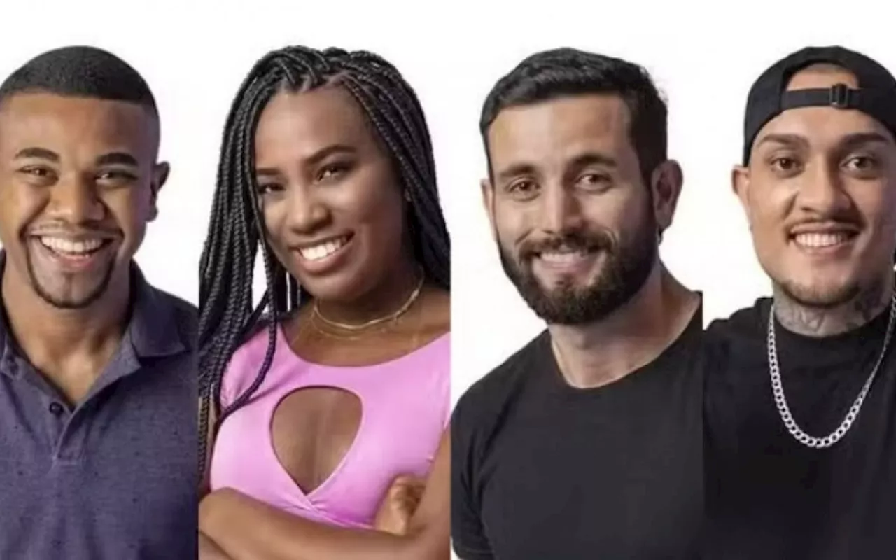 Davi, Leidy Elin, Matteus e MC Bin Laden formam o 14º paredão do 'BBB 24'