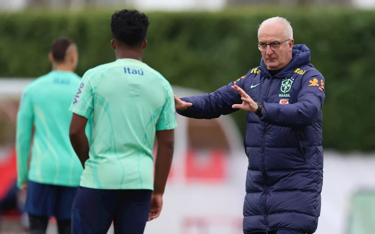 Seleção realiza último treino em Madri, e Dorival faz mistério sobre escalação