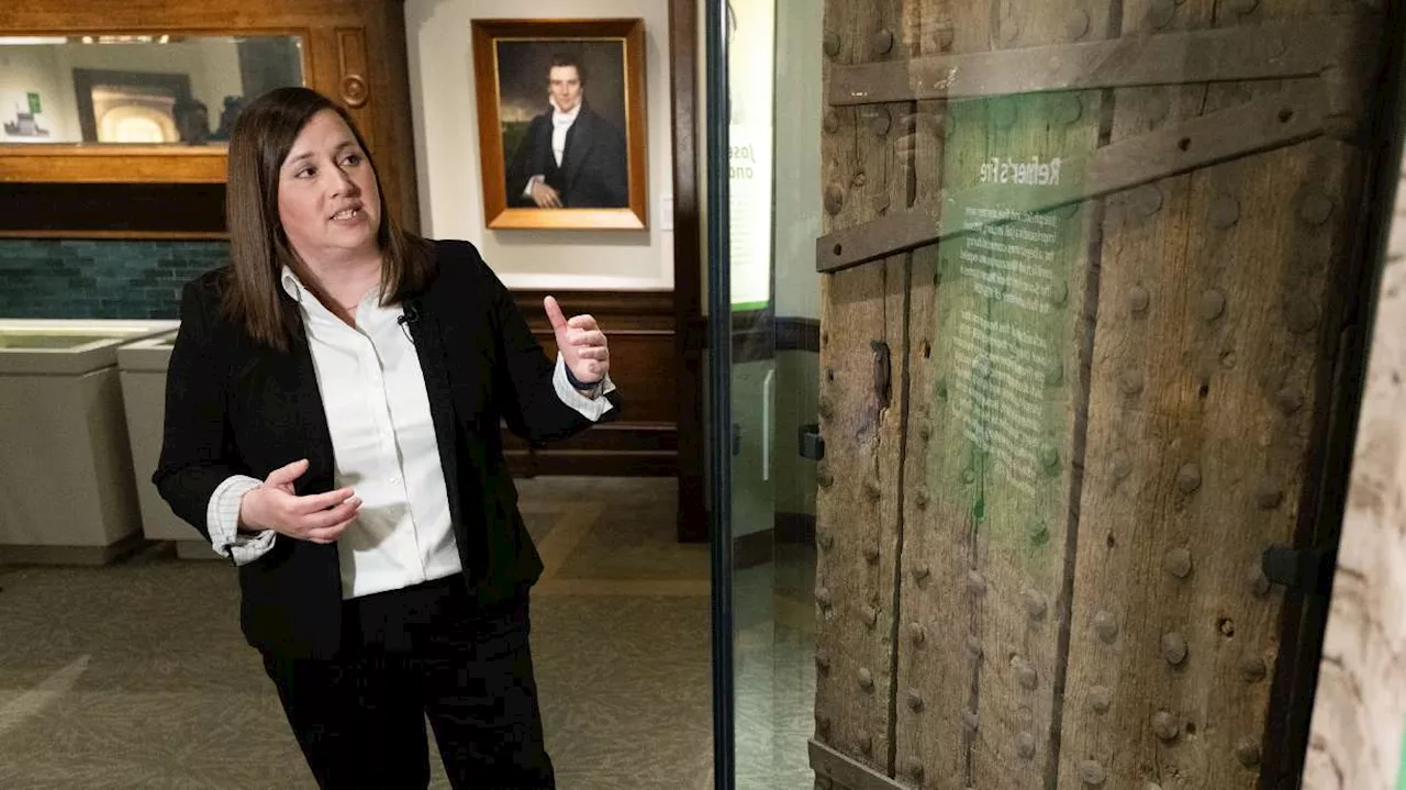 Jail door, paintings, documents purchased with Kirtland Temple now on display in Salt Lake City