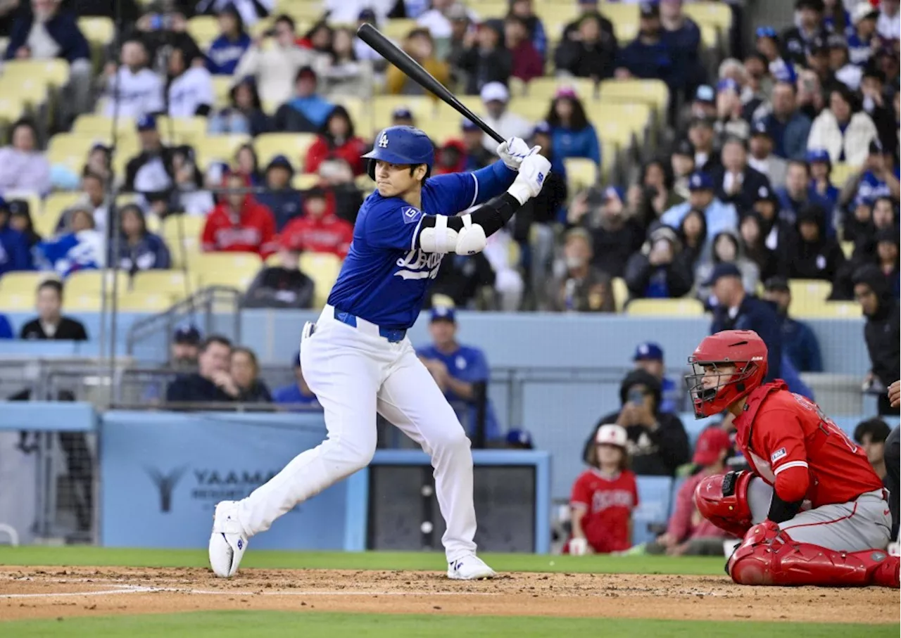 Lux, Miller lead Dodgers past Angels in Game 1 of Freeway Series