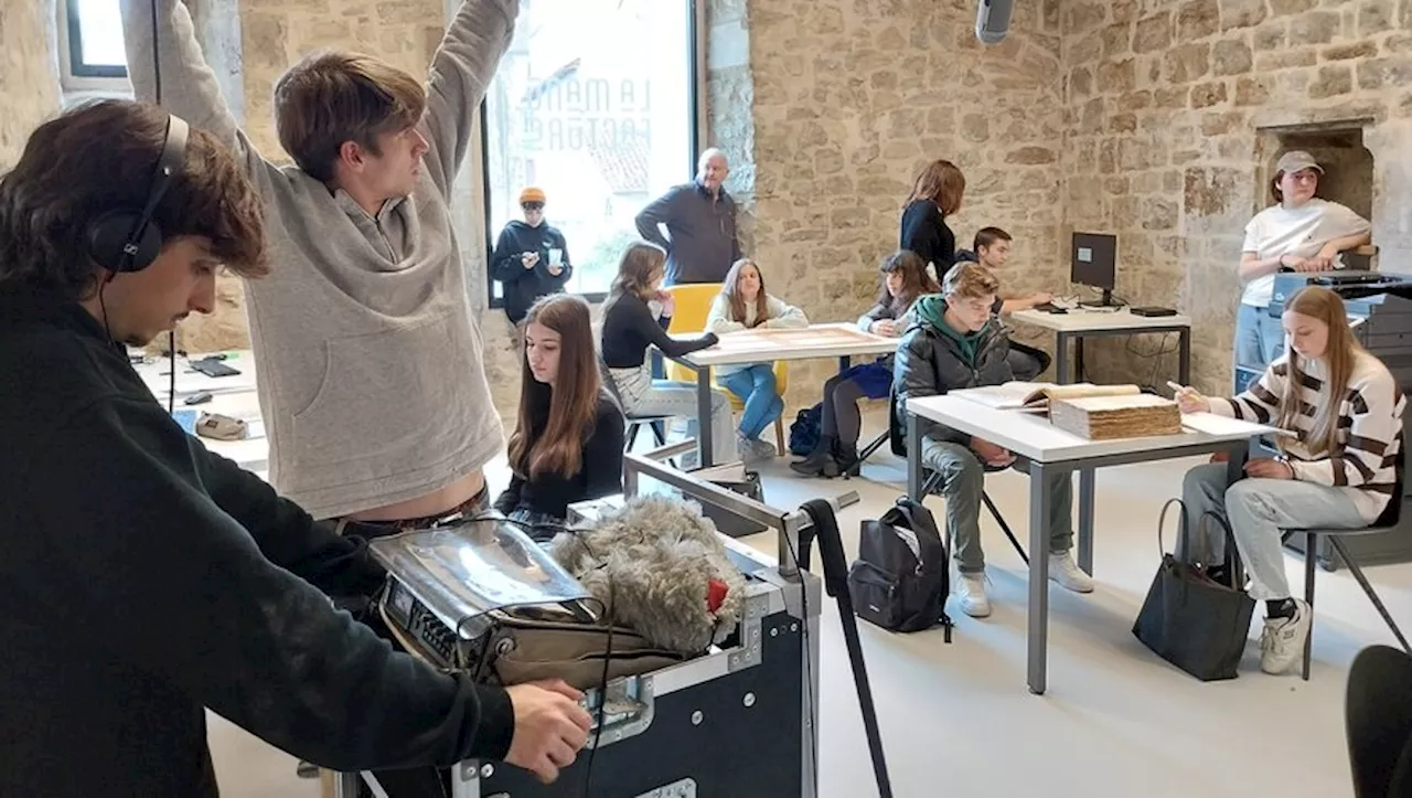 'Une superbe expérience' : des étudiants de Toulouse en plein tournage dans cette bastide aveyronnaise