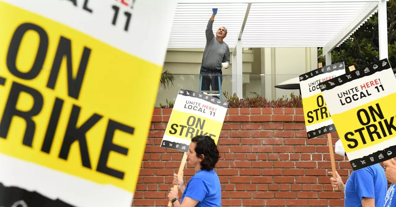 Southern California hotel workers ratify new contracts, ending strikes for some