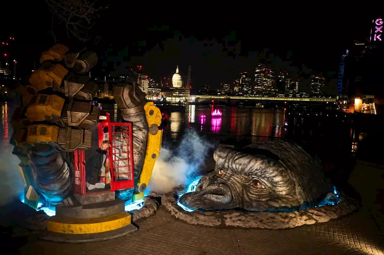 Godzilla and Kong visit London: Monsters invade River Thames ahead of The New Empire cinema release