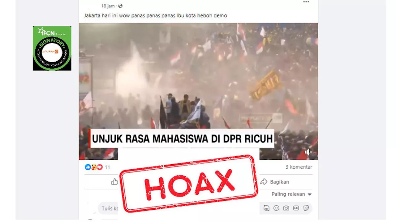 6 Hoaks Sepekan, Mulai dari Bencana Alam hingga Modus Penipuan