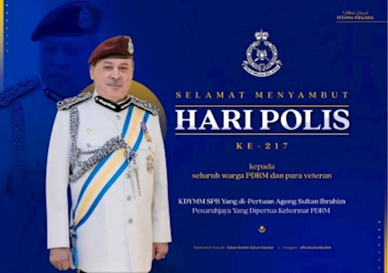 King extends appreciation to PDRM personnel, wishes happy 217th Police Day