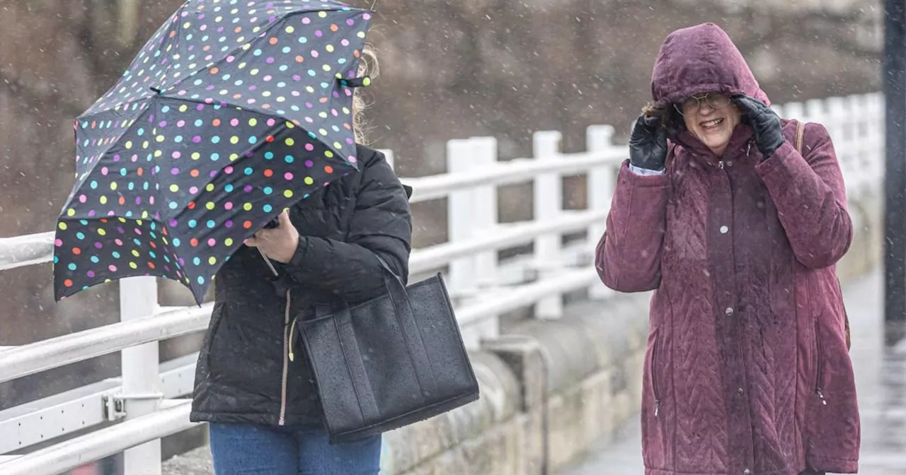 Map shows where snow and heavy rain weather warnings will hit UK