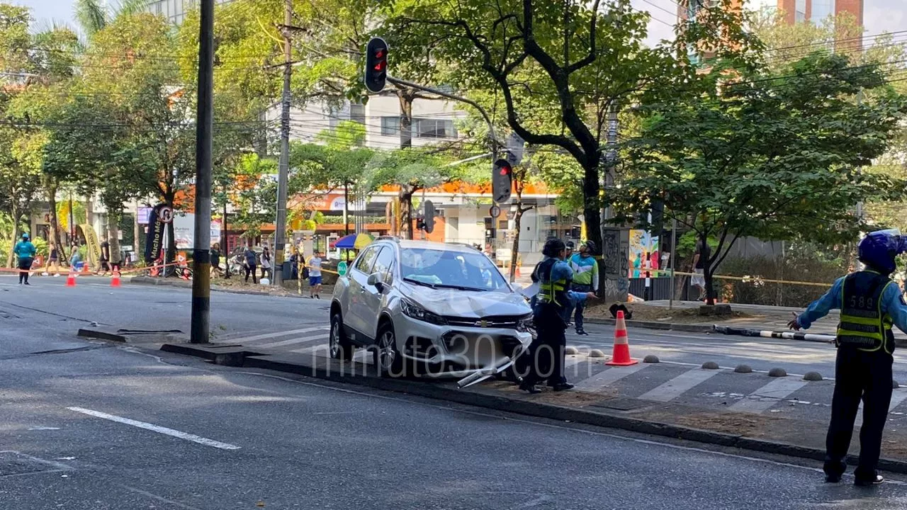 Se conoce video a los segundos del atropellamiento en la ciclovía de El Poblado