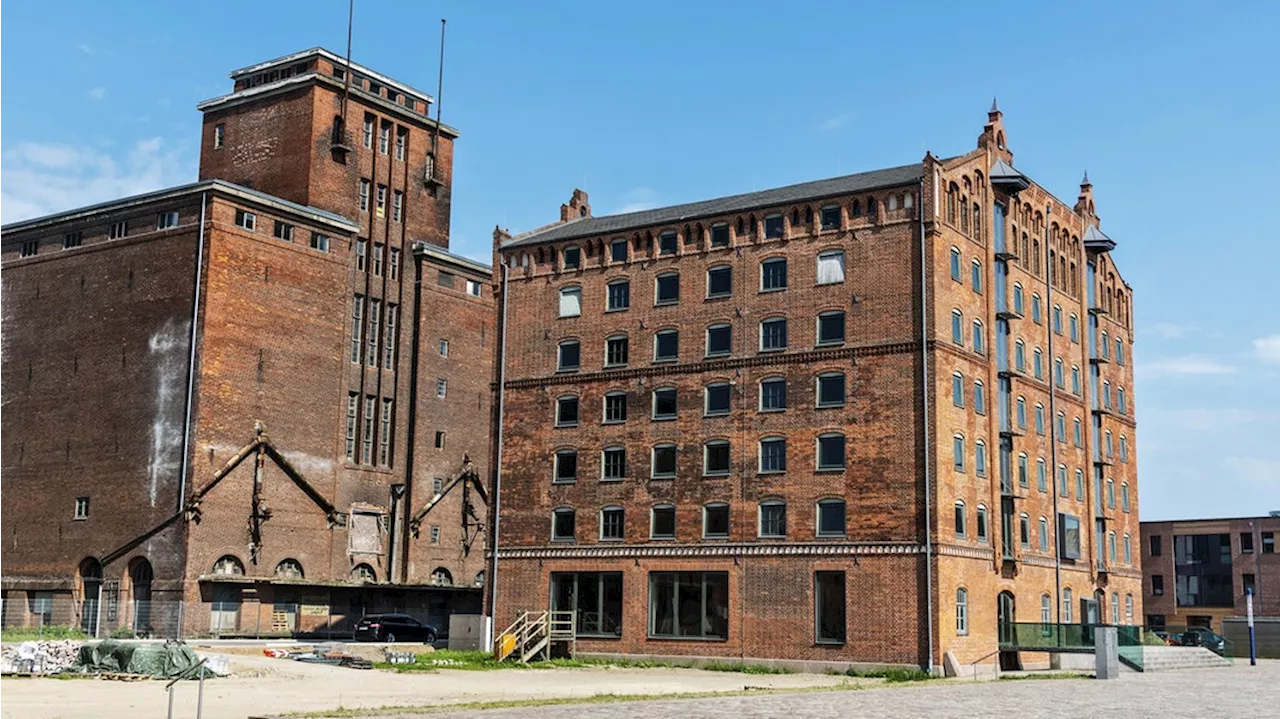 Der umstrittene Hafenspeicher in Wismar