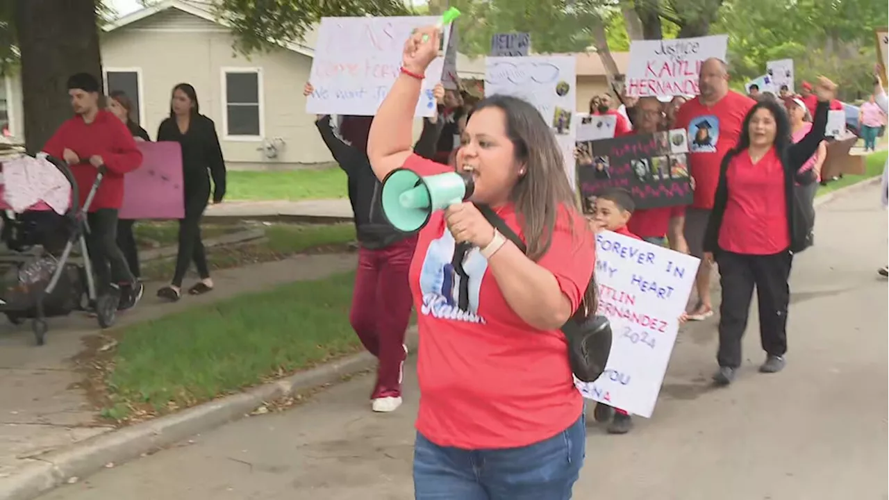 Family of 17-year-old Kaitlin Hernandez leads march demanding for answers