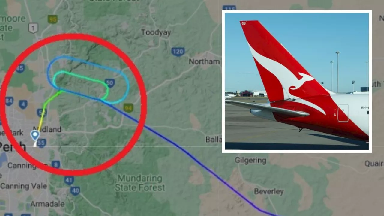 Qantas plane’s mid-air blowout to Perth