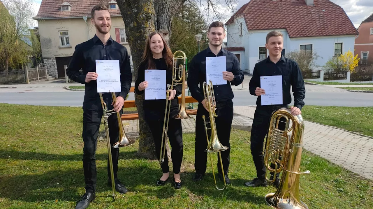 Leobendorf: Tolle Erfolge beim Wettbewerb „Musik in kleinen Gruppen“