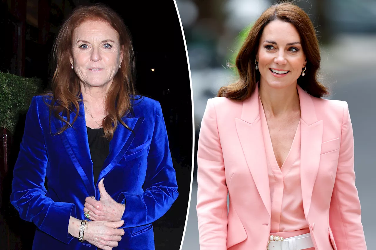 Sarah Ferguson is 'full of admiration' for Kate Middleton as they both battle cancer