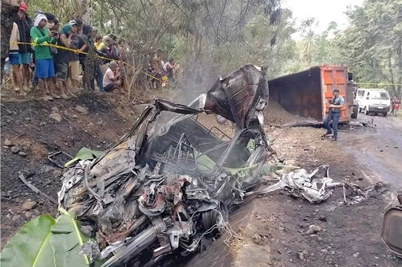 5 burned to death in Cotabato highway mishap