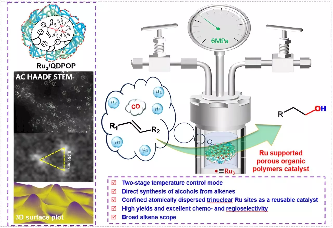 New strategy proposed for direct synthesis of alcohols from reductive hydroformylation of alkenes