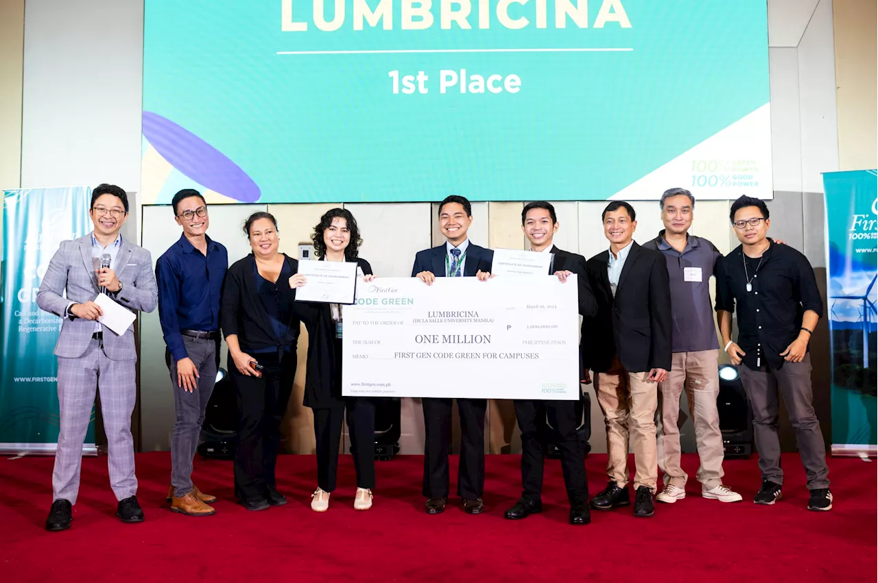 DLSU students win P1-million grant for cafeteria food waste to biogas project